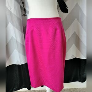 Le Skirt bright Fuchsia pencil skirt